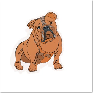 Never Lose Your LAZY ENGLISH BULLDOG Again! Posters and Art